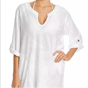 J. Valdi White Swim Cover Up